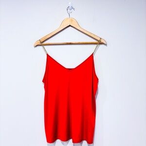 SUZY SHIER Coral tank top